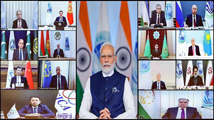 India hosts SCO Summit for the first time since it became a full member of the grouping, in 2017.(Credits: PTI)